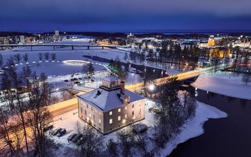 Auf diesem Foto ist die Partnerstadt Juensuu zu sehen