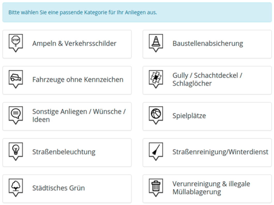 Auf diesem Foto ist eine Grafik zu verschiedenen Kategorien zu sehen