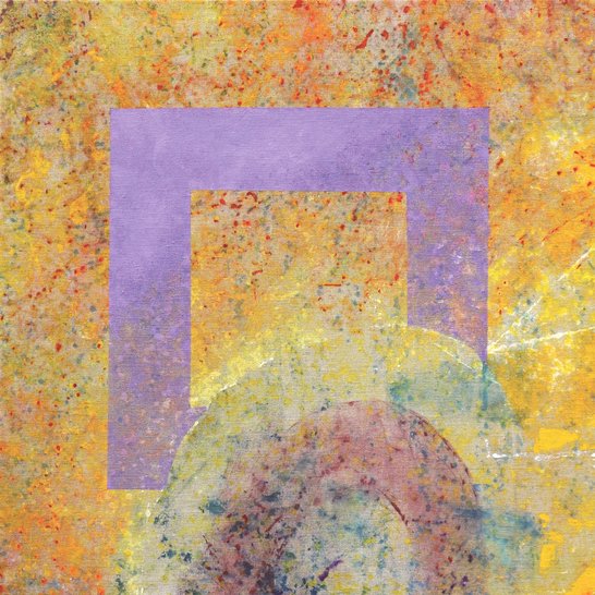 Jan Samec, Disappearing Square II, 2017, acrylic. Canvas