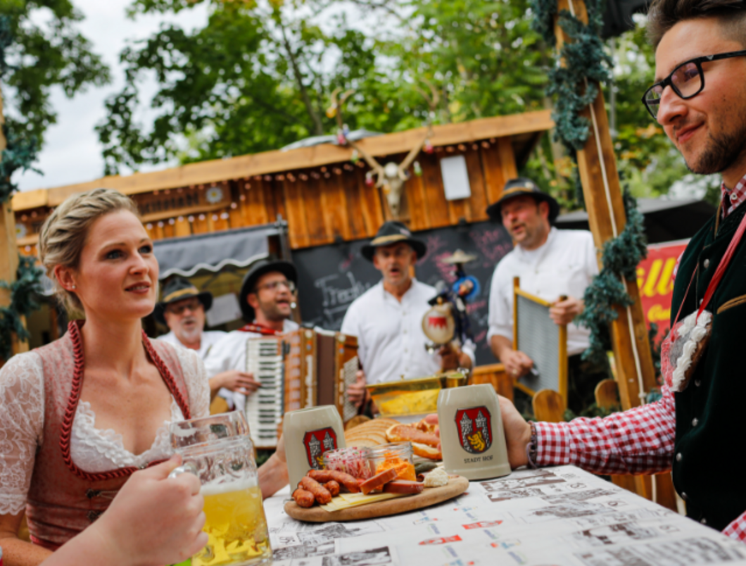 Ein Foto vom Hofer Volksfest
