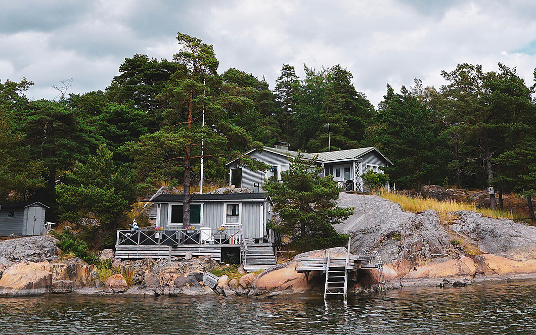 Ferienhaus in Finnland an einem See