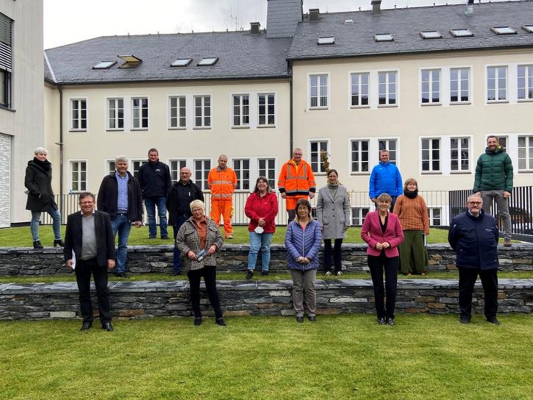 Auf diesem Foto ist das Schnelltestteam zu sehen
