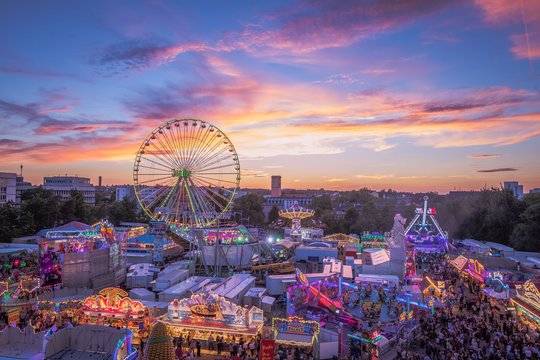 Auf diesem Foto ist das Hofer Volksfest zu sehen