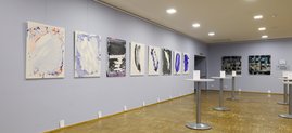 View of the upper Festsaal foyer, left wall: works by Jan Samec Jr.