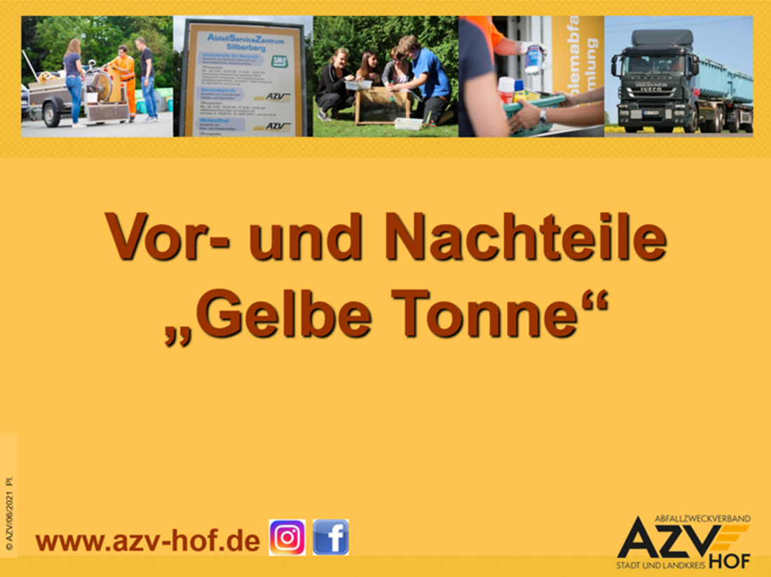 Vor- und Nachteile der Gelben Tonne