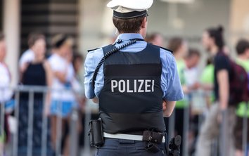 Foto von einem Polizist